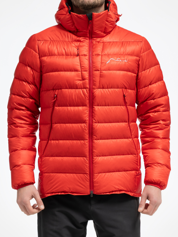 KURTKA PUCHOWA CLIMBER CZERWONA